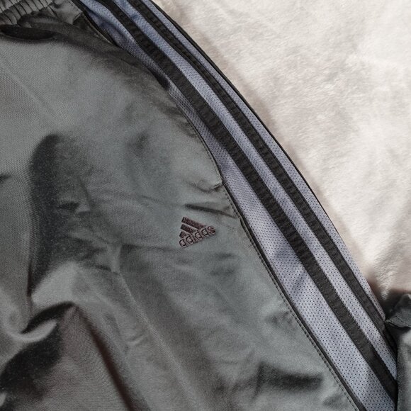 Adidas Track Pants Mens Medium 31” Baggy Fit Y2K Style Gray - Picture 6 of 16